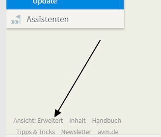 Für eine manuelle Installation sowie allen Einstellungsmöglichkeiten bietet es sich an die Verwaltungsansicht auf „Erweitert“ zu setzen. (Joos / AVM)