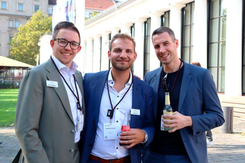 Matteo Brüggemann (TIM AG), Andreas Kraus (TIM AG), Roman Jacobi (Aphos Gesellschaft für IT-Sicherheit mbH) (Bild: TIM AG)