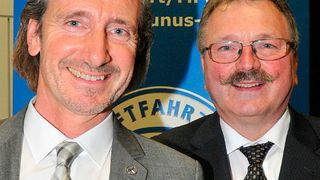 Führungsspitze der Kfz-Innung Frankfurt am Main: Obermeister Thomas Holler (li.) und sein Stellvertreter Ferdinand Gandyra. (Foto: Zietz)