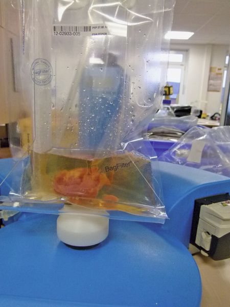 Abb. 2: Die eingereichten Fleisch- und Wurstwaren werden bei LADR unter anderem auf Salmonellen, die aerobe mesophile Keimzahl oder E. coli-Bakterien untersucht. Über ein Barcode-Etikett, das zudem Angaben für die anzuwendende Kontrollmethode umfasst, ist jede Probe genau nachverfolgbar. (Bild: LADR)
