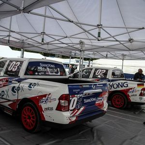 Im Ssangyong-SRX-Cup kommt der Actyon Sport zum Einsatz.
