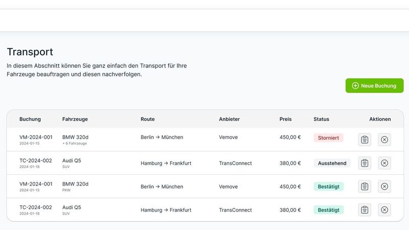 Händler sollen bei ELN den Status aller Transporte im Blick haben. (Bild: ELN Systems)