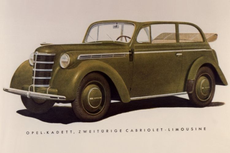 Viel Luft und doch sicher: Die Kadett-Cabrio-Limousine, wie sie ab 1937 erhältlich war. (Foto: Opel)