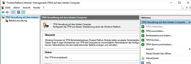TPMs lassen sich jetzt auch dafür nutzen, sich mit Microsoft Passport an „Windows Server 2016“-Domänen anzumelden.