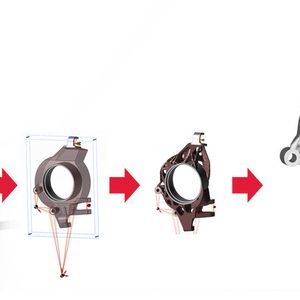 3D-Druck für den Formenbau und Topologieoptimierung ermöglichen einen Entwicklungsprozess, mit dem die Freiheiten der Bauteilgestaltung voll ausgeschöpft werden können. Altair zeigt diesen Prozess anhand eines Radträgers, der zunächst mit der Designsoftware Solidthing Inspire optimiert wurde.