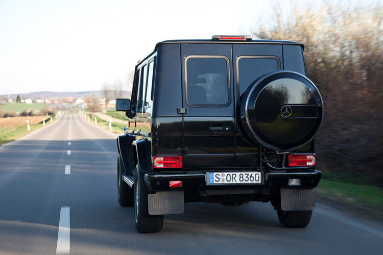 Das klassische Panzerfahrzeug ist auch die G-Klasse. (Foto: Daimler)