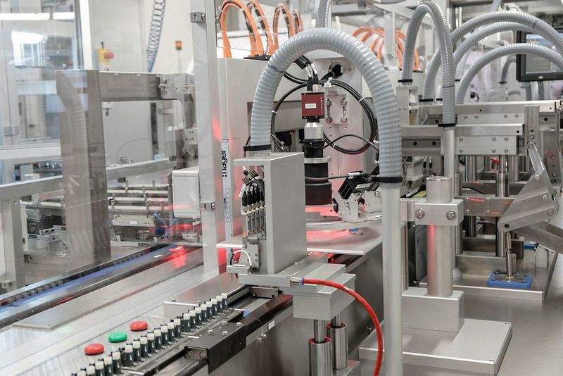 Mit Meditec hat die PIA Automation Amberg GmbH eine innovative Baureihe für Medizinanlagen entwickelt, welche die effiziente Lösung anspruchsvoller Montageaufgaben, kompaktes Design und die Erfüllung aller Hygienestandards in sich vereint. Das Längstransfersystem dieser Baureihe ist die erste vom Fraunhofer-Institut auf Reinraumtauglichkeit getestete Montageanlage für die Medizintechnik.  (PIA Automation Amberg)