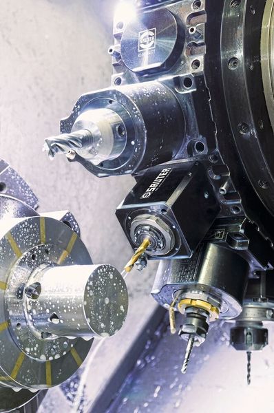 Die angetriebenen Werkzeuge von Sauter übertragen die Kräfte des Direct-Drive-Werkzeugrevolvers möglichst optimal. (Sauter)