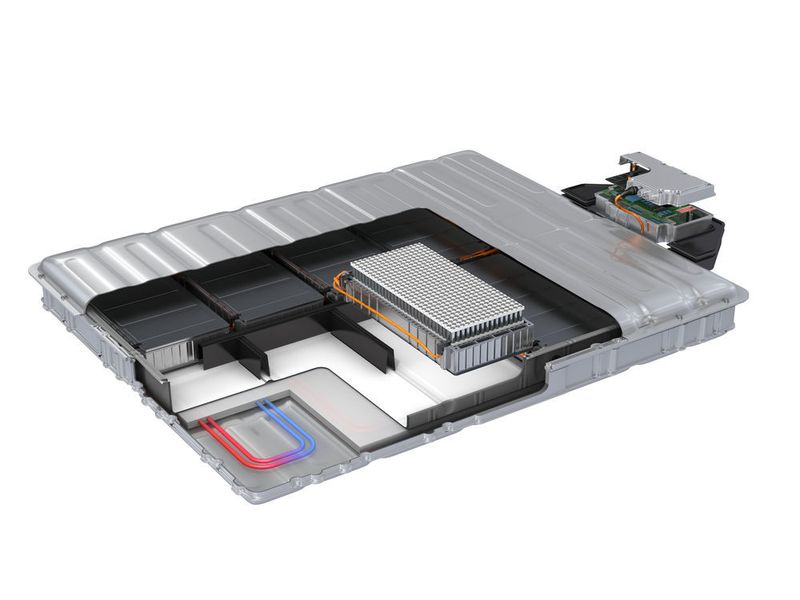 EV-Batteriesysteme mit zylindrischen Zellen erfordern Lösungen, die eine automatisierte Massenmontage ermöglichen - der Schwerpunkt der Partnerschaft von Covestro und Henkel.  (Henkel)