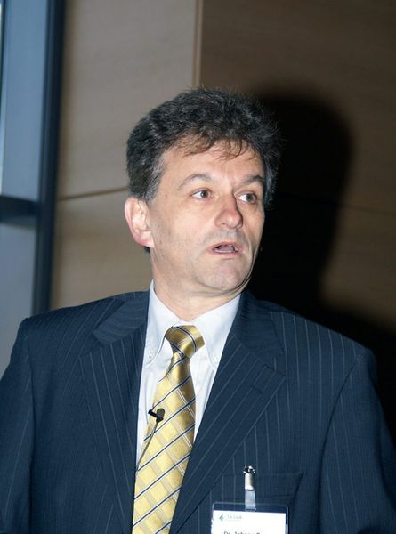 Dr. Johann Berger, Geschäftsführer von Borealis Polymere sprach auf den Maindays 2008 über Maintenance Excellence aus Kundensicht. Bild: Frank Fladerer (Archiv: Vogel Business Media)