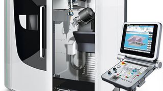 Bild 1: Die Laserbohrmaschine Lasertec 50 Powerdrill ist laut Hersteller speziell auf die Anforderungen von Kunden zugeschnitten, die in der Aerospace-Industrie Turbinenschaufeln und -blätter bearbeiten. Bild: Sauer (Archiv: Vogel Business Media)