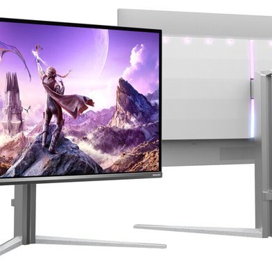 MMD nutzt für den Philips Evnia 32M2N6901A ein planes 4K-QD-OLED-Panel mit 31,5-Zoll-Diagonale und 165 Hz Bildwiederholfrequenz. Zudem ist der Monitor mit einem KI-gestützten Ambiglow ausgestattet. (Bild: MMD)
