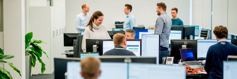 Blick in die elunic-Softwareschmiede(Bild:  elunic)