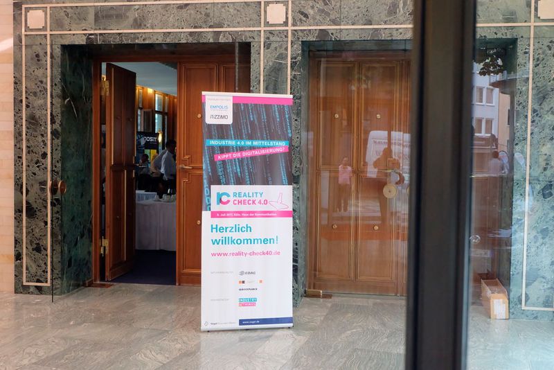 Zukunftsvisionen in historischer Location: Der Reality Check 4.0 fand im im 