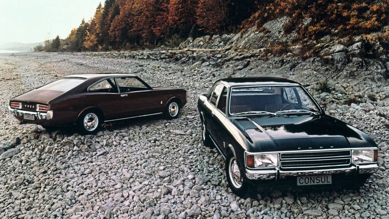 Das Fahrwerk des Consul/Granada war mit Doppel-Querlenkern vorne und Einzelradaufhängung an schraubengefederten Schräglenkern hinten im Vergleich zu den Vorgängermodellen aufwendiger und deutlich moderner konstruiert und erreichte auch das Niveau wesentlich teurerer Konkurrenzprodukte. (Bild: Ford)