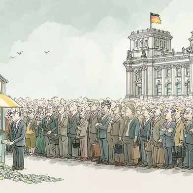 Wenn Staaten als europäische Ankerkunden auftreten, würde das die heimische Wirtschaft stärken, so die Überlegung. (Bild: Midjourney / KI-generiert)