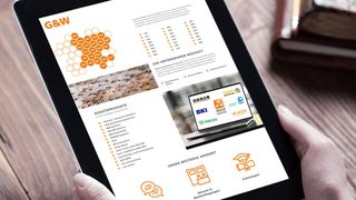 CaliforniaX-Dashboard auf dem Tablet. (Bild: G&W Software AG)