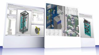 Starke Ansichten: Mit EPLAN Pro Panel lassen sich elektro- und fluidtechnische Montageaufbauten schnell und komfortabel in 3D erstellen. Bild: EPLAN (Archiv: Vogel Business Media)
