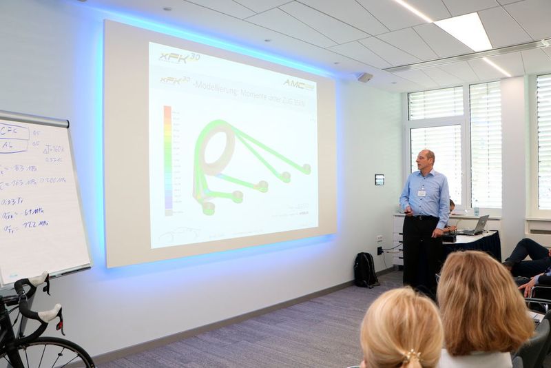Vortrag: xFK in 3D – Leichtbauinnovation in der Faserverbund- / Hybridtechnik; 

Peter Fassbaender / AMC
 (konstruktionspraxis)