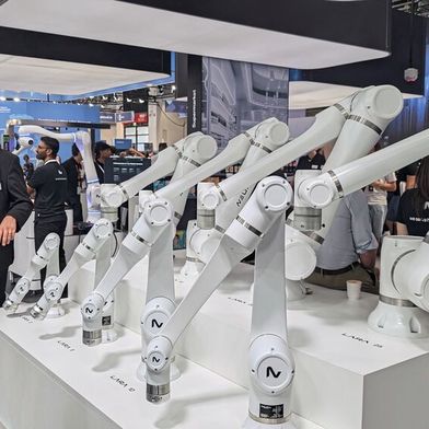 Jede Menge Roboter gab es auf der Automatica zu sehen - nicht nur bei Neura. (Bild: Ralf Steck)