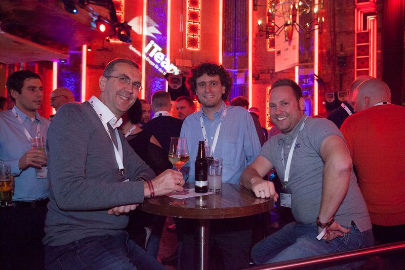 Entspannte Partner (v. l.): Michale Hollmann (Hollmann IT GmbH), Dustin Wiemann(12systems GmbH) und Björn Steinecke (Tec Networks GmbH). (Astrid Piethan)