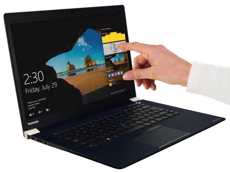 Für das Full-HD-Display nutzt Toshiba die In-Cell-Touch-Technologie.   (Toshiba)
