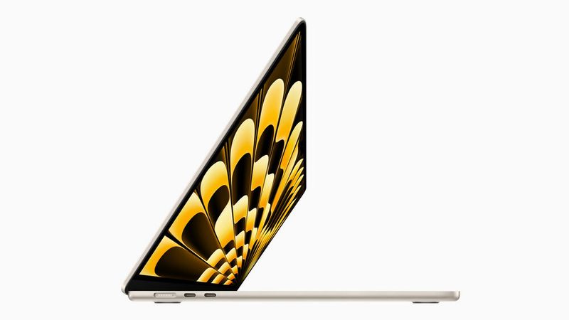 Das neue MacBook Air hat ein 15,3 Zoll Liquid Retina Display.  (Bild: Apple)