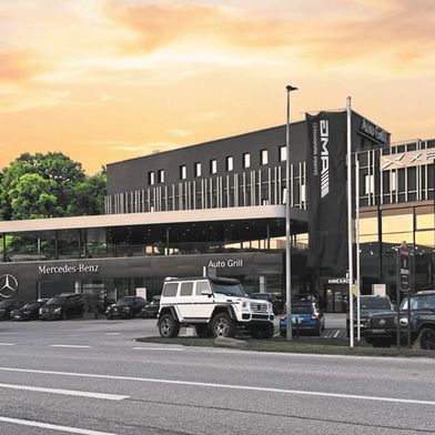 Das „Erlebniszentrum für Mobilität“ in Ebersberg von Auto Grill vereint vielfältige Funktionen in einem Gebäude. (Bild: Auto Grill)