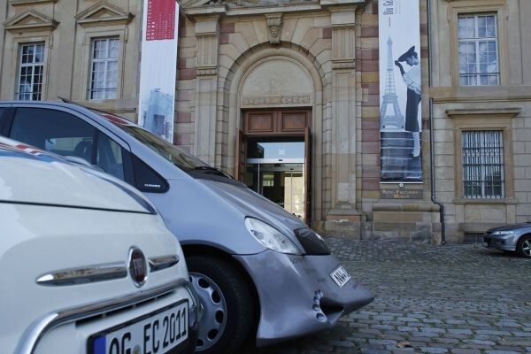 Bertha Benz Challenge 2012, 3. Tag: Ankunft der Teilnehmer in Mannheim mit anschließendem Abschlussempfang im Zeughaus (Bild: Ulrich Steinlechner)