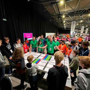 Impressionen vom Deutschlandfinale der WRO in Chemnitz.(Bild:  Technik Begeistert e. V.)
