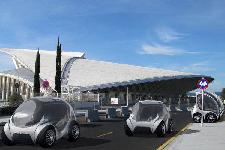 Als echten Exot will der baskische Hersteller Hiriko 2013 ein einklappbares Mobil auf die Räder stellen. Es soll dann 16.000 Dollar kosten und in erster Linie als Car-Sharing-Mobil eingesetzt werden.  (Foto: Hiriko)