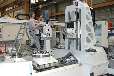 ... von Horizontal-Bearbeitungszentren der NBH-Baureihe.  Bild: MAG (Archiv: Vogel Business Media)