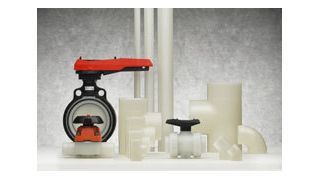 PVDF-Rohre, -Fittings und -Armaturen werden u.a. in der chemischen Prozess-Industrie, der Mikroelektronik und im LifeScience-Bereich eingesetzt. (Bild: Georg Fischer)