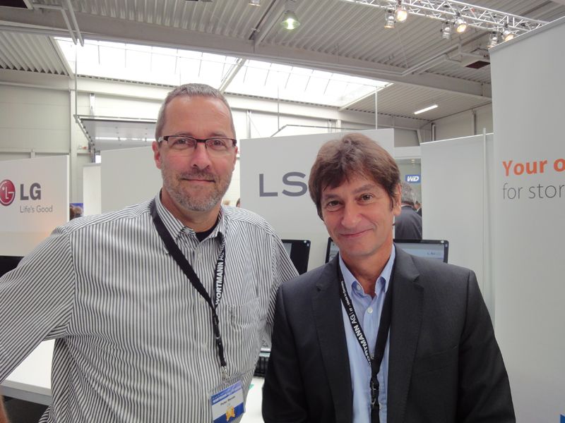 Peter Mende und Hans Werner Müller, LSI Logic (v.l.) (Archiv: Vogel Business Media)