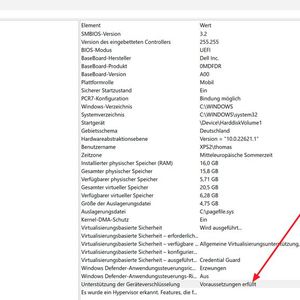 Überprüfen der Kompatibilität mit der Geräteverschlüsselung in Windows. Wenn die Voraussetzungen erfüllt sind, kann die Geräteverschlüsselung sehr einfach aktiviert werden.(Bild:  Joos)