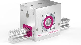 Das neue, leise Zahnstangengetriebe Lifgo SVZ wurde für lärmsensible Anwendungen entwickelt. (Leantechnik)
