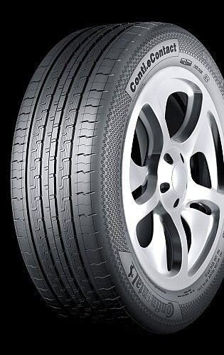Der Conti E-Contact schafft trotz erstaunlich wenig Negativprofil ein A beim  Nassbremswert. (Foto: Continental)