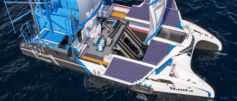 Die Wärme sowie alle so schädlichen Emissionen, die durch den Prozess freigesetzt werden, werden zurückgewonnen, um einen weitgehend umweltfreundlichen Prozess zu gewährleisten. (Bild: The SeaCleaners)