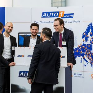 Das Team von Auto1.com ist jedes Jahr dabei – und schätzt die vielen Händlerkontakte beim Deutschen Remarketing Kongress.