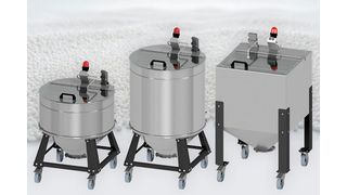 Roll-Container in den drei Größen 120 l, 200 l und 215 l (Bild: Siloanlagen Achberg, KI-Hinweis: Hintergrund KI-generiert)