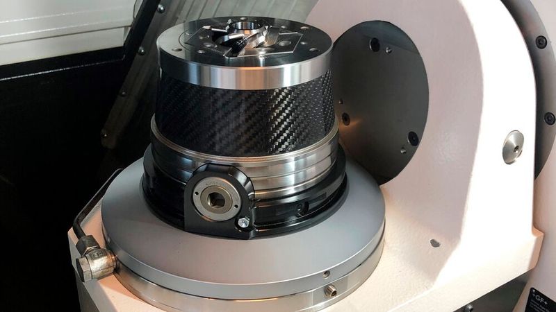 Der dritte Platz ging an die Hainbuch GmbH. Ihr intelligentes Leichtbau-CFK-Spannfutter Torok CFK IQ vereint Leichtbau und Sensorik auf engstem Raum. (Bild: Hainbuch GmbH)