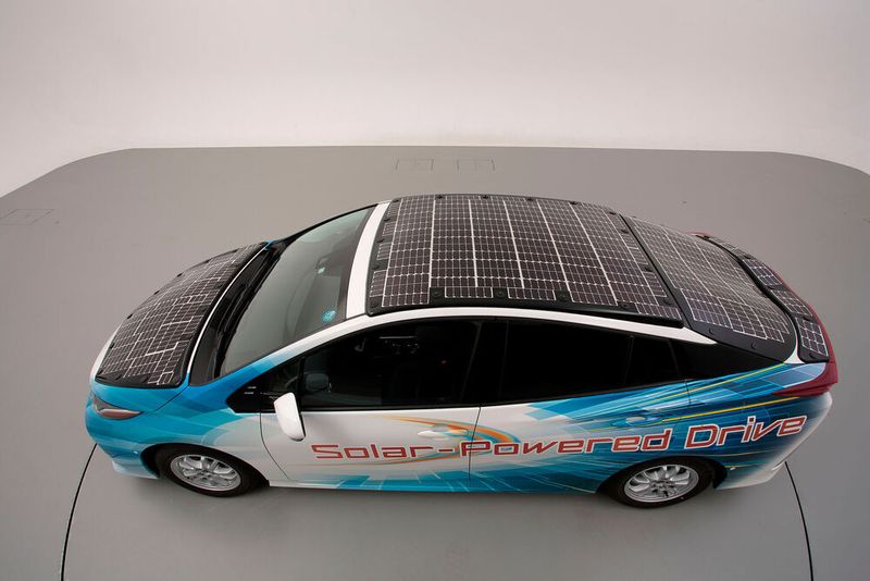 Toyota testet aktuell einen Solarzellen-Prius. (Toyota)
