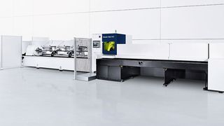 Die neue Trulaser Tube 3000 fiber eignet sich für Betriebe, die leicht ins Rorlaserschneiden einsteigen wollen, und für Unternehmen, die ihre Fertigungskapazität dahingehend ausbauen möchten. (Trumpf)