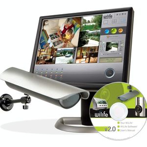 Zur Überwachung von Außenbereichen bietet Logitech das Master Outdoor Set an – bestehend aus einer wetterfesten Kamera und einer Software-Lösung.