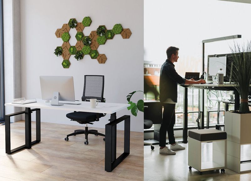 Ergonomie trifft auf Design: Die höhenverstellbare Masterlift-Serie von Inwerk. (Bild: Inwerk)