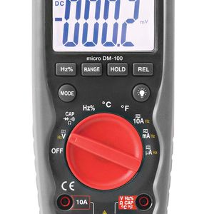 Das Digitalmultimeter micro DM-100