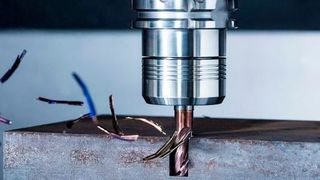 Der optimierte VHM-Schaftfräser des Fraunhofer-IPA, der 25 % mehr Leistung bringt und dabei mit 17 % weniger Energie auskommt, machte dieses Jahr das Rennen um den 1. Platz des Hans-Jürgen Warnecke Innovationspreises. (WNT)