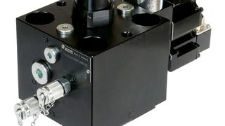 Das Hochleistungs-Proportionaldrosselventil TDC mit integrierter Elektronik und lagegeregelter Hauptstufe zur Steuerung hoher Volumenströme. (Parker Hannifin)