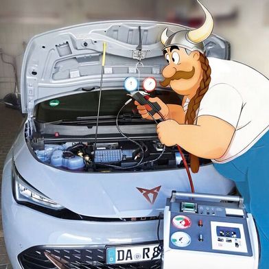 Beim Kältemittel brodelt es: R134a wird teurer, R1234yf droht das Aus, und mit R444a (Propan) kommt eine Neuheit – ein Überblick (Bild: VCG; © Impixmart - stock.adobe.com [M] / KI-generiert)