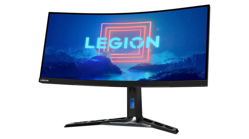 Der Gaming-Monitor Legion Y34wz-30 verfügt über ein 34 Zoll großes Ultrawide-WQHD-Curved-Panel. (Bild: Lenovo)